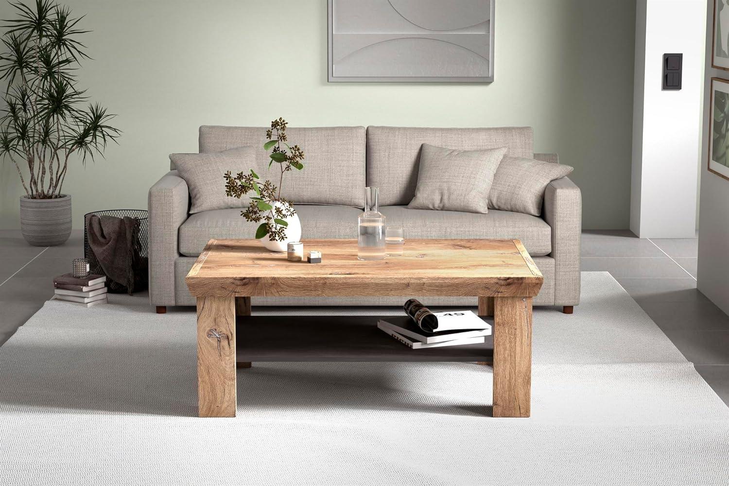 Couchtisch Jacintha 109 x 69 x 46 Flagstaff Eiche/Anthrazit 10222 Bild 1