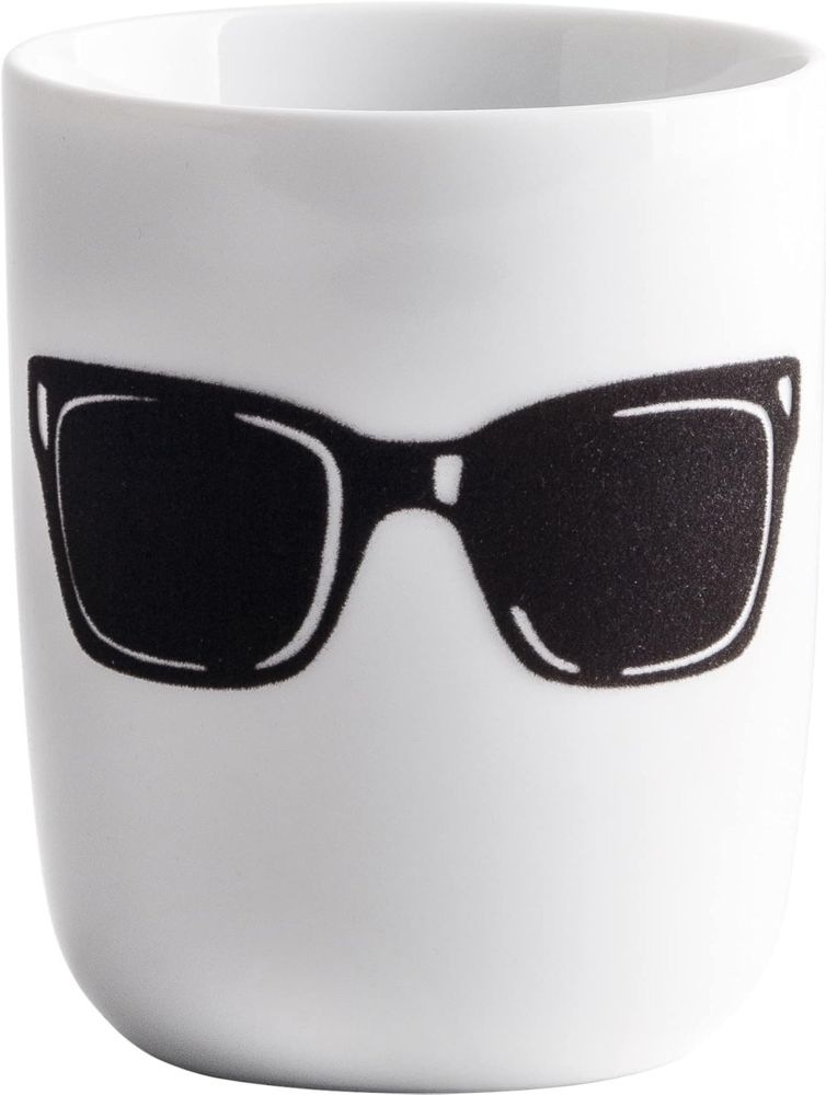 Becher 0,35 l touch! Pronto Statement Mugs touch! Schwarz Sun Glasses Kahla Becher - Mikrowelle geeignet, Spülmaschinenfest Bild 1