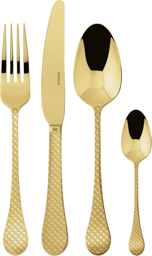 Rosenthal Sambonet Besteck-Set Taormina PVD Gold (24-teilig) S0205-S00017-S0037 Bild 1