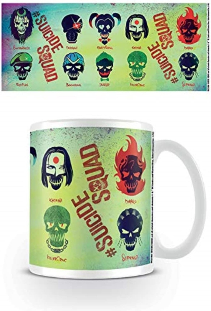 Suicide Squad Rolle rufen Kaffeetasse Joker Harley Quinn Teufel Offizielle Bild 1