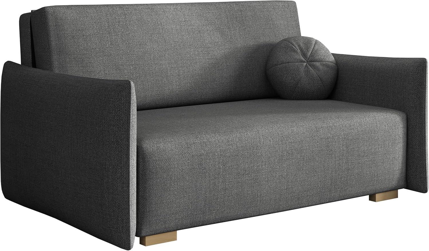 Sofa Viva Glov III mit Schlaffunktion, 3 Sitzer Schlafsofa mit Bettkasten (Farbe: Soul 18) Bild 1