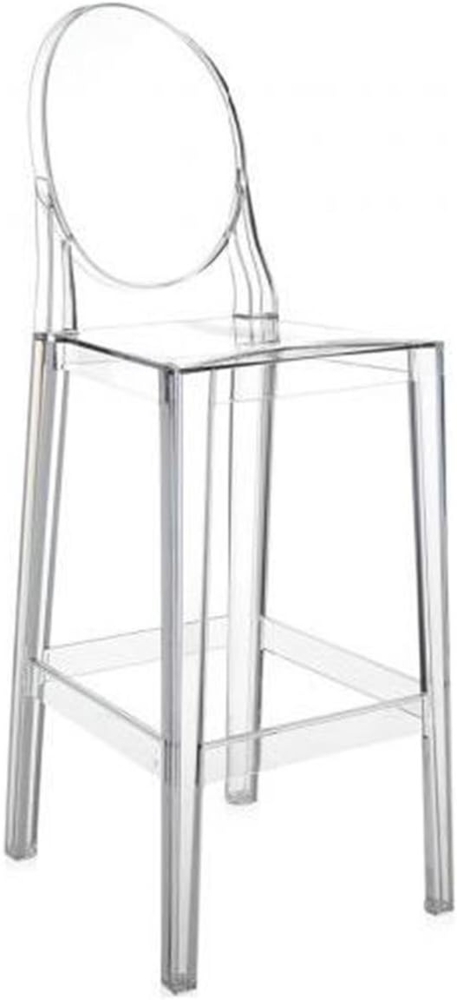 Kartell One More Hocker, 2er-Satz, Glasklar, H. 75 cm Bild 1