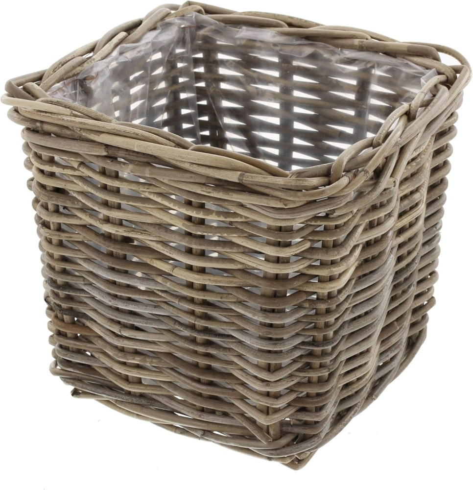 Pflanzer Rattan groß Blumenkasten Pflanzkorb Pflanzschale Blumentopf Bild 1