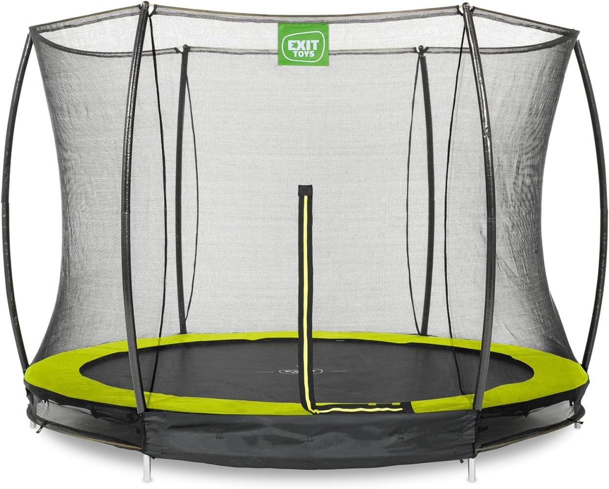 Exit Bodentrampolin Silhouette | Lime | Ø 305 cm Bild 1