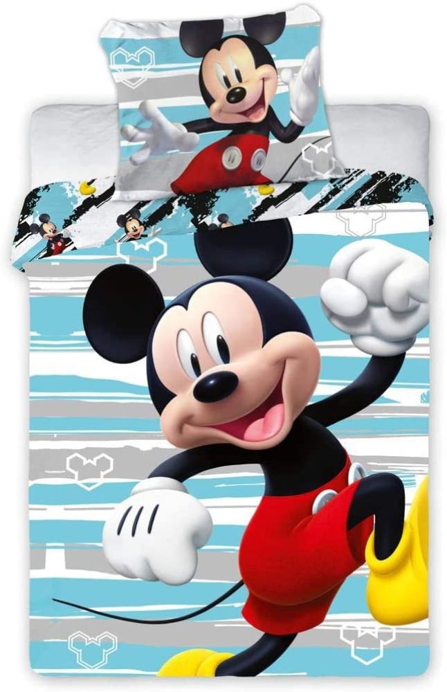 Disney Mickey Mouse Baby Bettwäsche 40x60 cm + 100x135 cm Bild 1