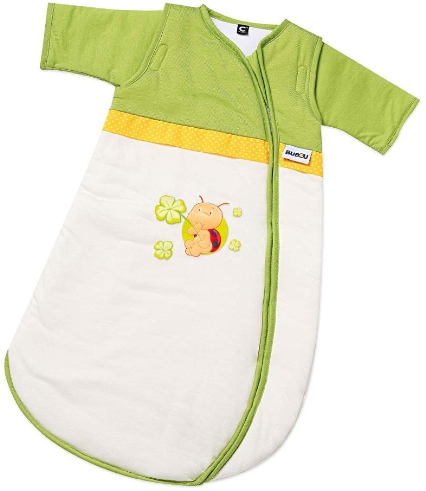Gesslein 772162 Bubou Babyschlafsack mit abnehmbaren Ärmeln: Temperaturregulierender Ganzjahreschlafsack, Baby/Kinder Größe 90 cm, beige Bild 1
