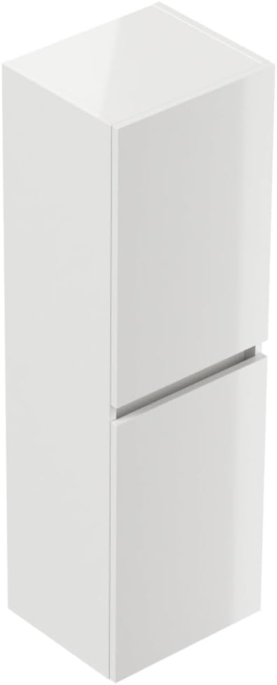 Badezimmer Hochschrank 112cm Softclose Taifun Wandmontage weiß Hgl : Weiss hochglanz Bild 1