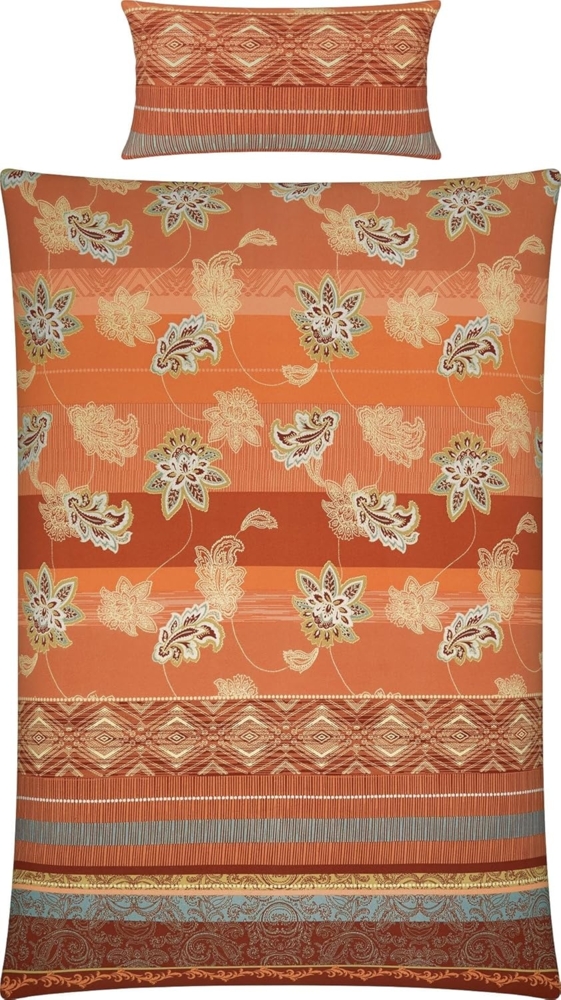 Erwin Müller Bettwäsche Bettwäsche, Biber, 2 teilig, Flanell Blumen Bild 1