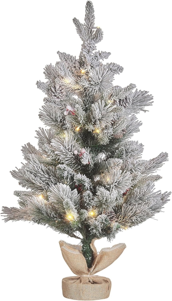 Beleuchteter Weihnachtsbaum MALIGNE Weiß Bild 1