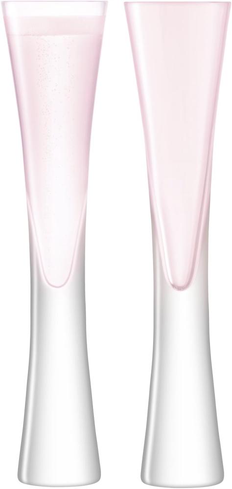 LSA International Moya Champagner Flöte 170 ml Blush X 2, Pink, 5,5 x 5,5 x 25 cm Bild 1