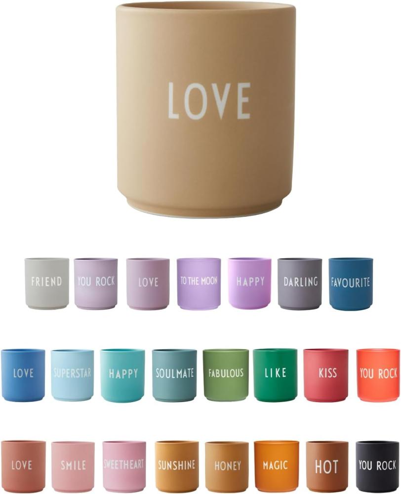 Design Letters Becher Favourite Cup Love Beige 10101002BEIGELOVE Bild 1