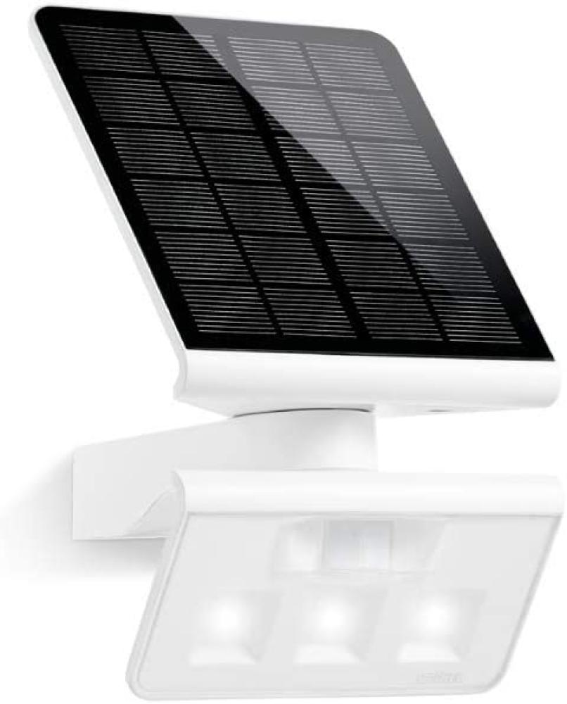 Steinel 'Xsolar L-S ONE' LED-Außenwandleuchte mit 140° Bewegungsmelder, Kunststoff weiß, 2500 mAh Bild 1