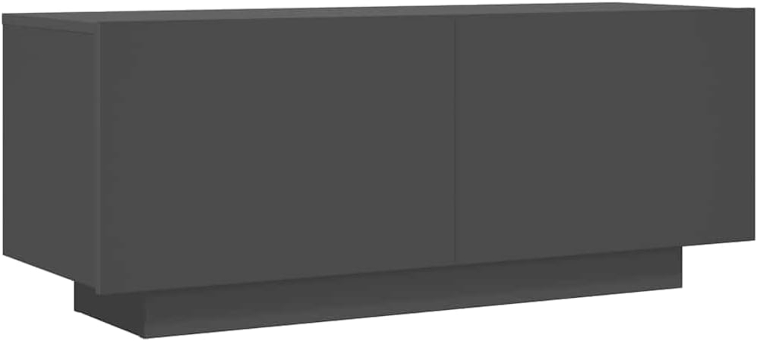 vidaXL TV-Schrank Grau 100 x 35 x 40 cm Spanplatte Bild 1