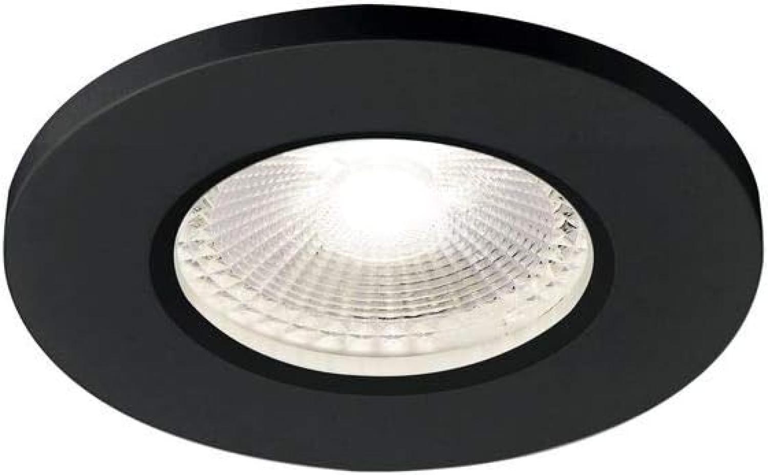 SLV No. 1001017 KAMUELA ECO LED Fire-rated Deckeneinbauleuchte schwarz 4000K 38° IP65 Bild 1