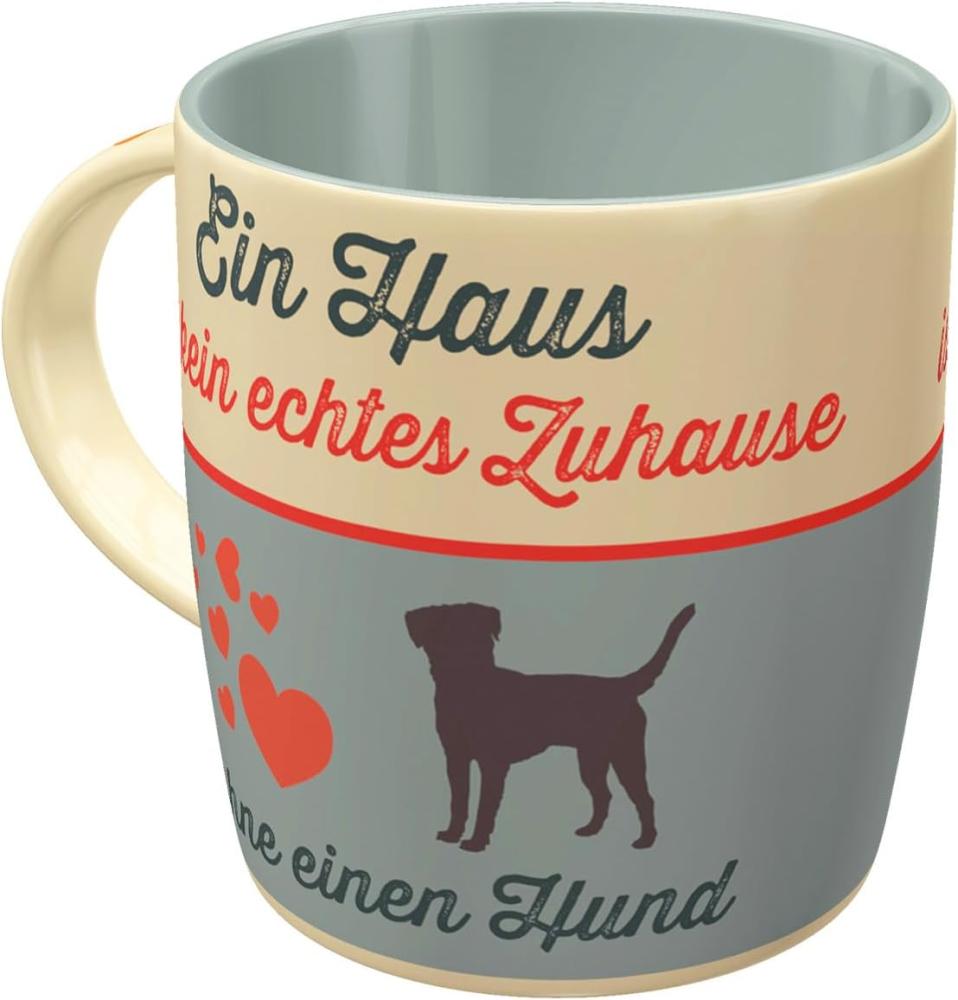 Nostalgic-Art - Kaffeetasse - PfotenSchild - Ein Haus ist kein echtes Zuhause Bild 1