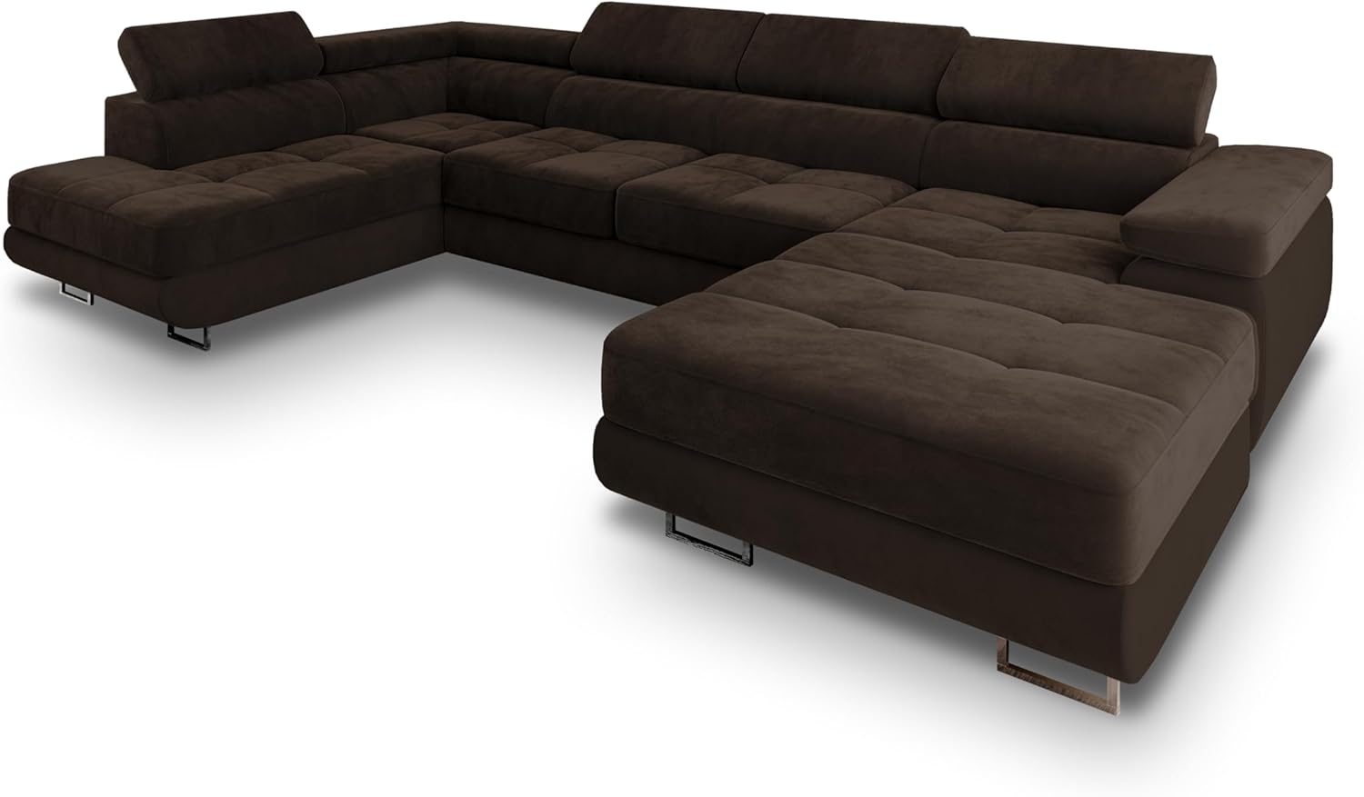Masseno Ecksofa CASONE mit Schlaffunktion U-Form, Sofa mit Bettkasten Bild 1