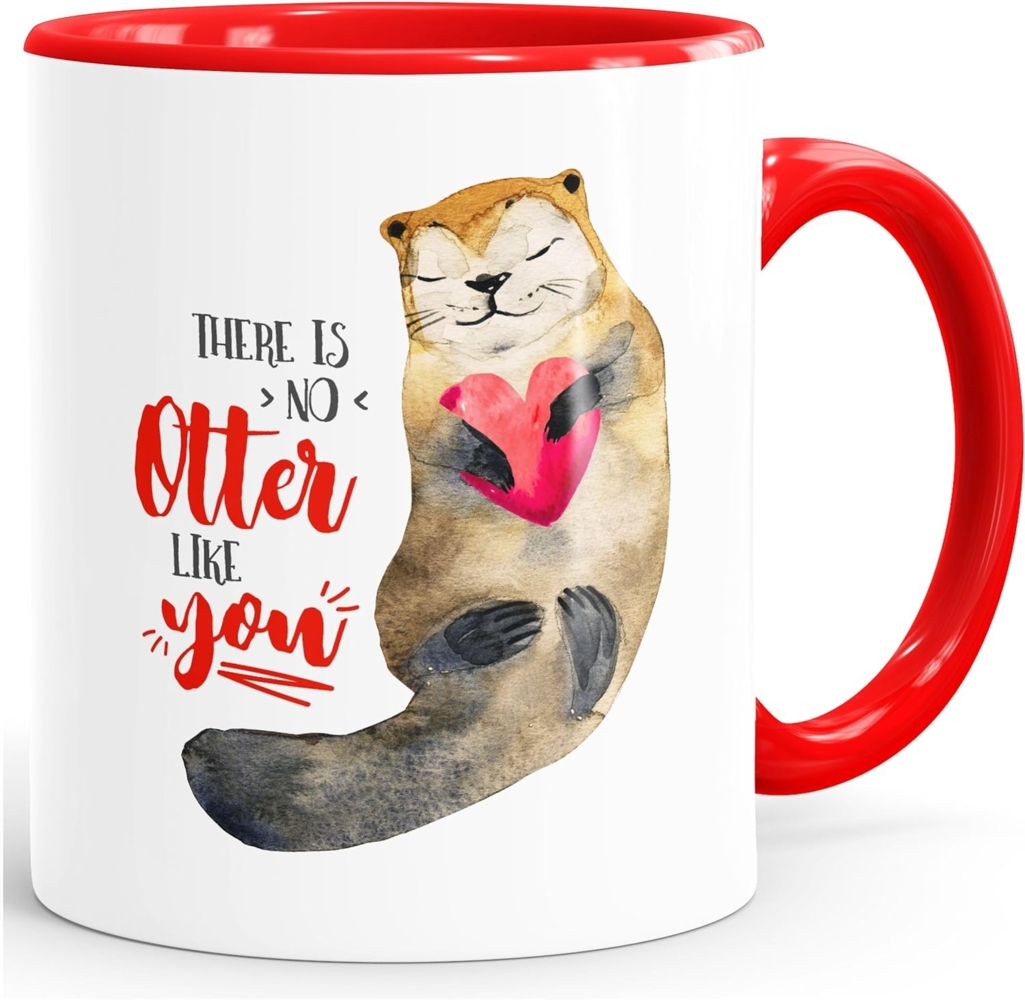MoonWorks Tasse ''Kaffeetasse Geschenk Tasse There is no otter like you Liebe Spruch Love Quote lustig verliebt Freund Freundin MoonWorks'' Bild 1