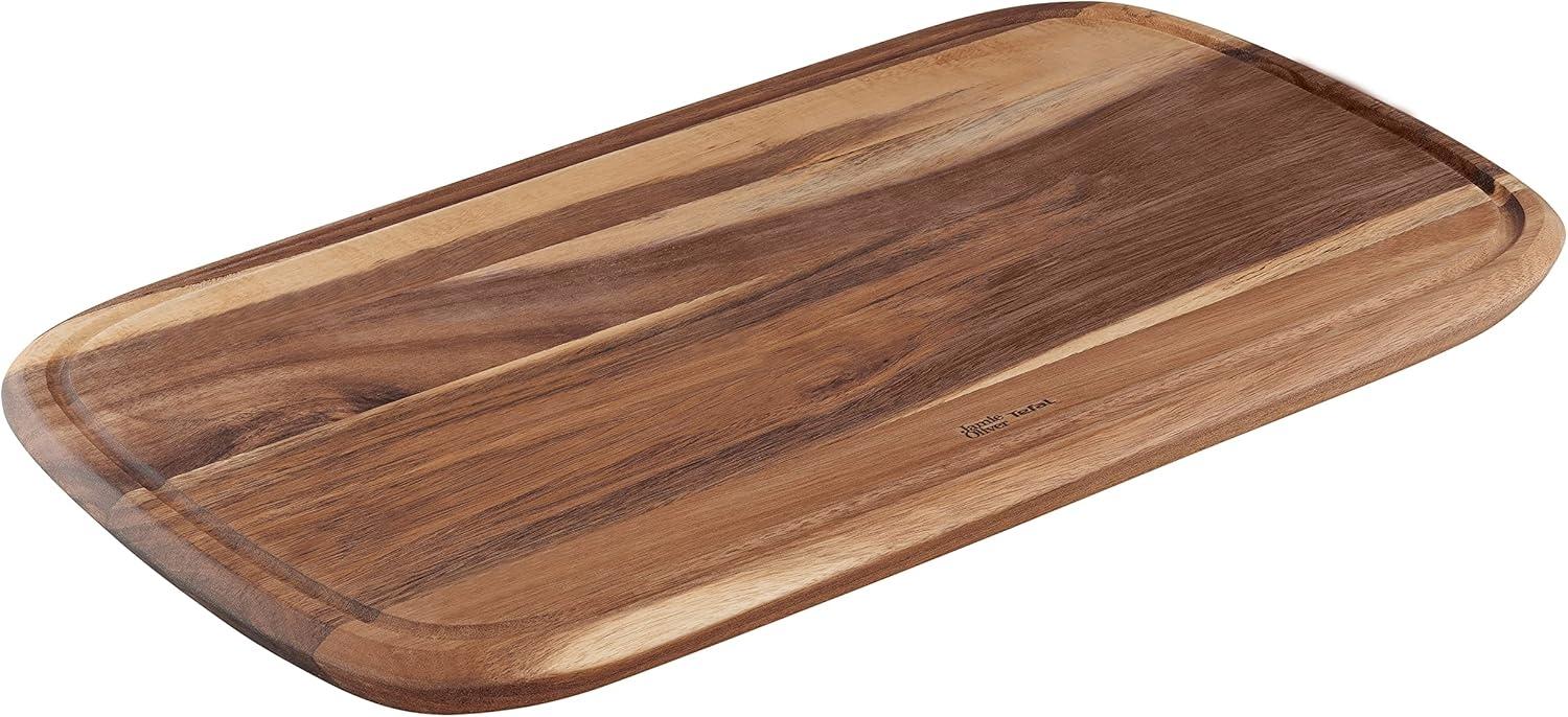 Tefal 'Jamie Oliver' Schneidebrett, FSC-zertifiziert, Akazienholz natur, 49 x 28 x 2,5 cm Bild 1