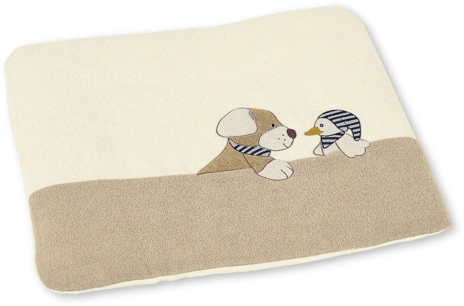 Sterntaler Wickelauflagen-Set Hanno, Bezug und Inlet, Beige (Ecru), 85x72 cm Bild 1