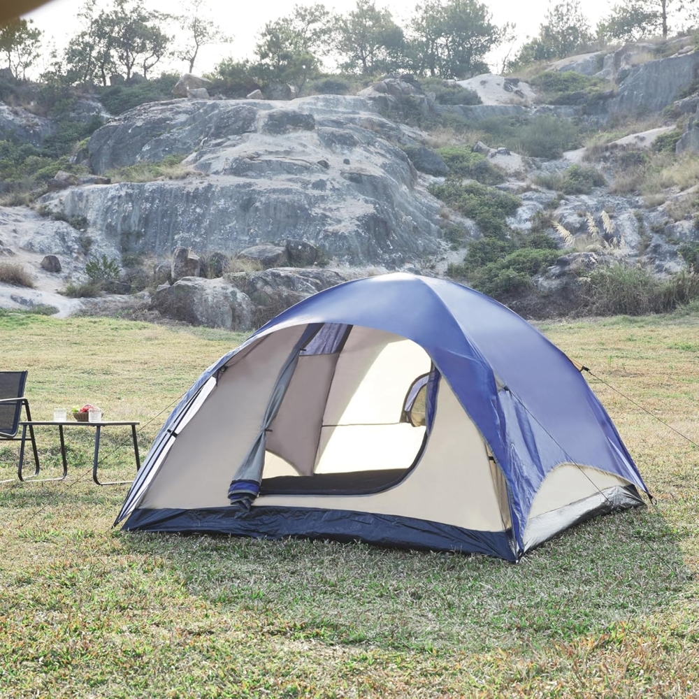 Campingzelt für 2 Personen in Blau [pro. tec] Bild 1