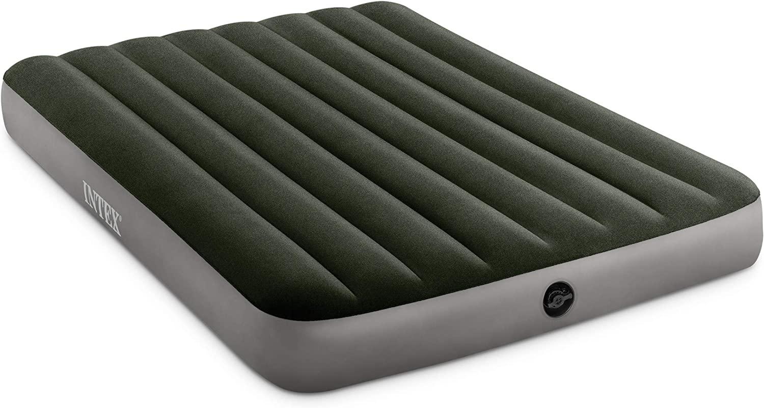 Intex Dura-Beam Standard Series Prestige Downy Luftmatratze mit Akkupumpe, 137,2 x 190,5 x 25,4 cm Bild 1