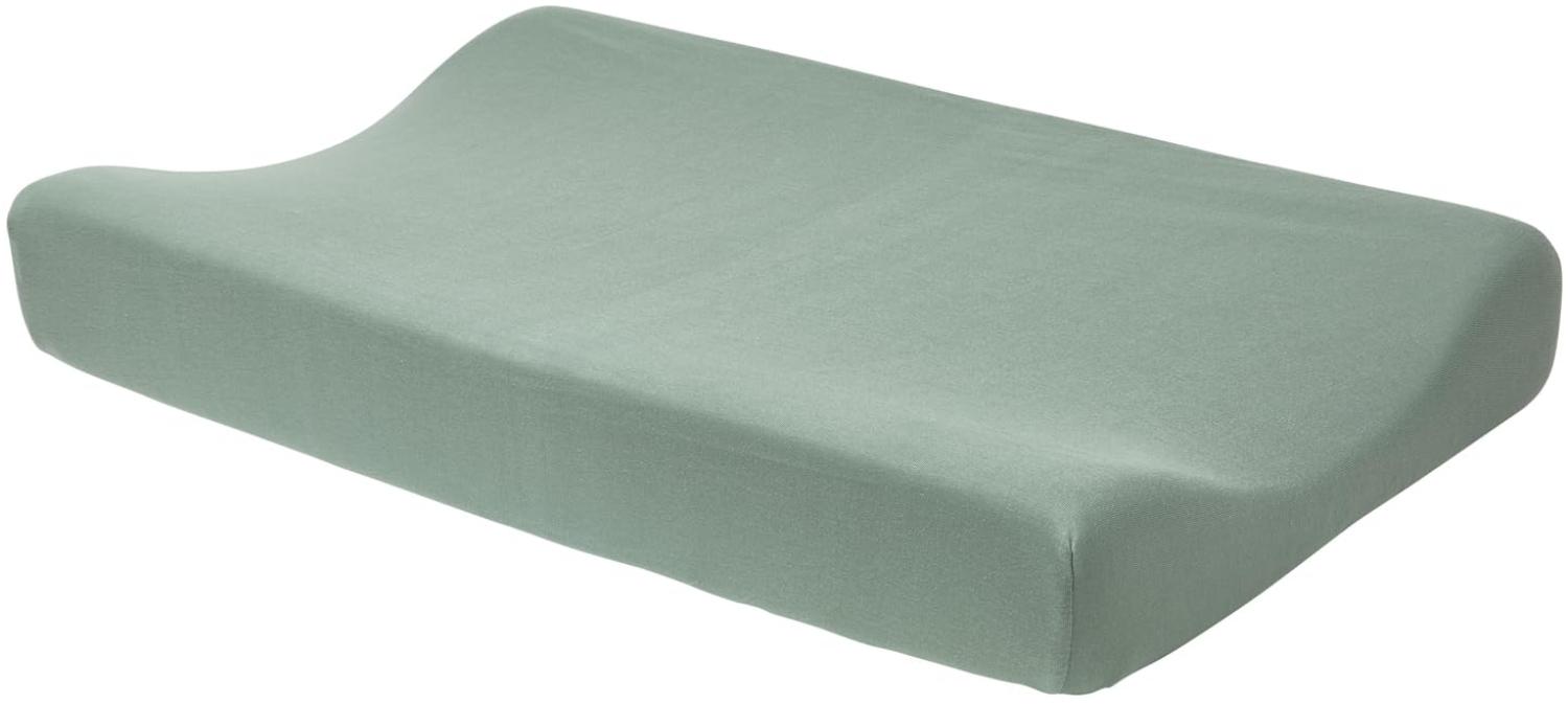 Meyco Basic Jersey Wickelunterlagenbezug Stone Green Bild 1