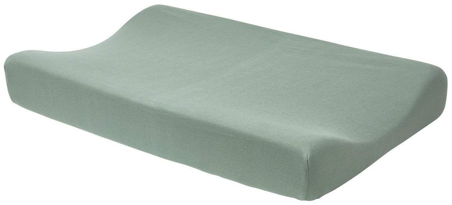 Meyco Basic Jersey Wickelunterlagenbezug Stone Green Bild 1