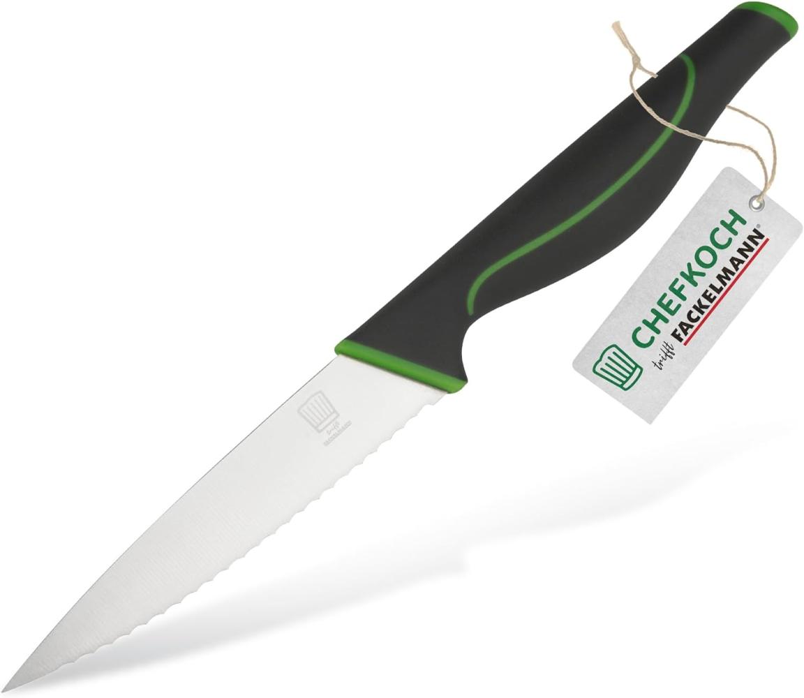 Chefkoch Bonn Küchenmesser gezahnt, 11cm Bild 1