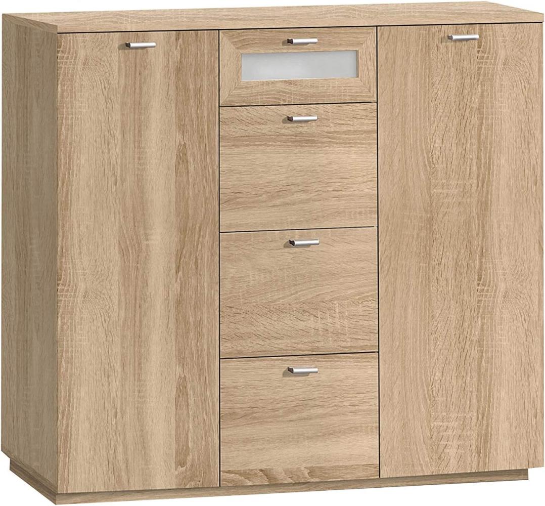 FORTE Nexus Kommode, Holzwerkstoff, Beige, 119,6 x 98,8 x 40 cm Bild 1