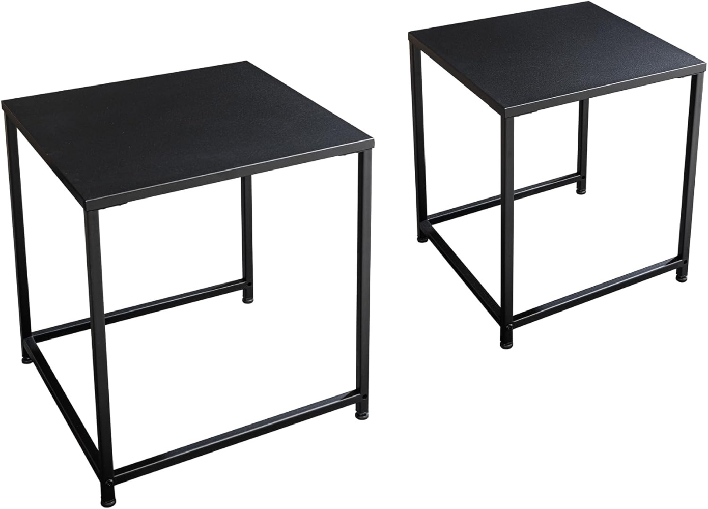 riess-ambiente Couchtisch DURA STEEL 50cm schwarz (Set, 2-St), Wohnzimmer · Metall · eckig · Modern Design Bild 1