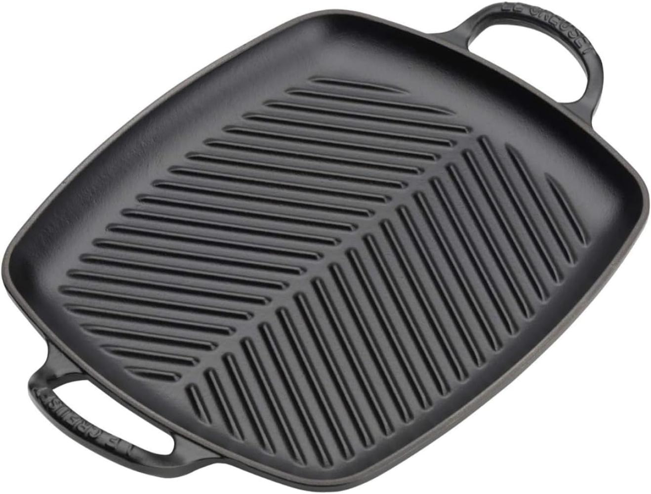 Le Creuset Signature Grillplatte rechteckig 30 cm Schwarz - Schwarz - 29 bis 32 cm Bild 1