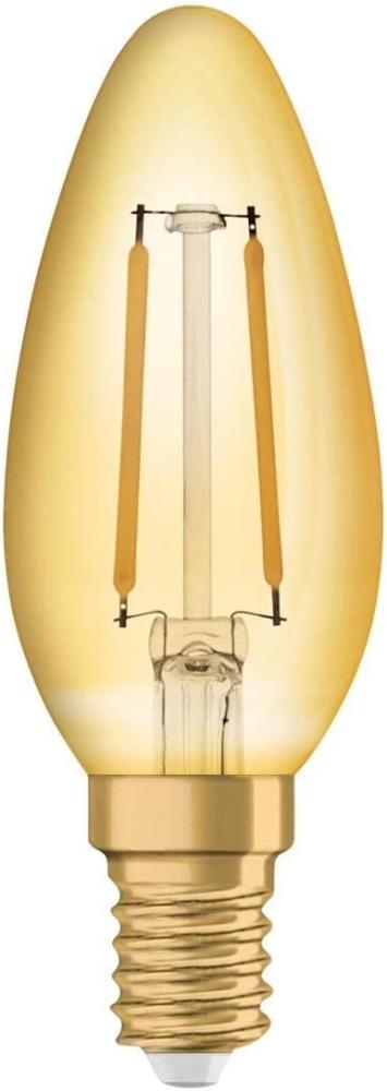 Osram LED-Lampe Vintage 1906 Candle 2,5W/824 (22W) Gold E14 Bild 1