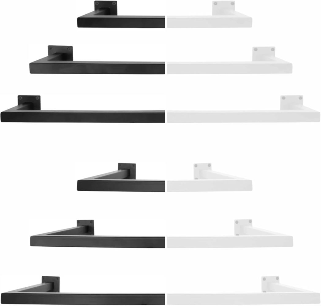 Natural Goods Berlin Wandgarderobe Kleiderstange RECHTECK (Einzel, 1 St), Kleiderständer, Garderobenhalter, Wandhalterung, Kleiderstange Bild 1