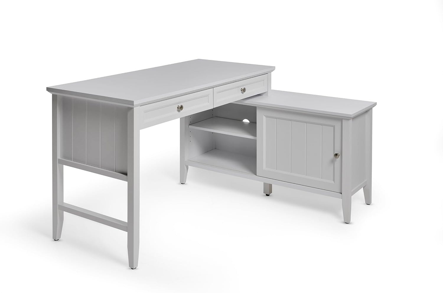 Jahnke Classic Eckschreibtisch C 145 E Weiss Bild 1