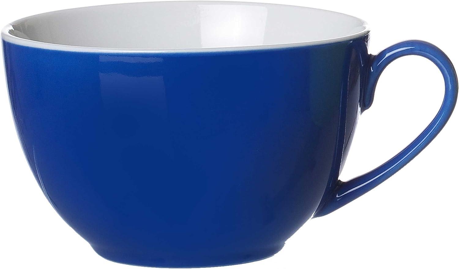 Ritzenhoff & Breker Doppio Obere, Obertasse, Kaffeebecher, Teetasse, Tee Tasse, Porzellan, Indigoblau, 200 ml, 63882 Bild 1