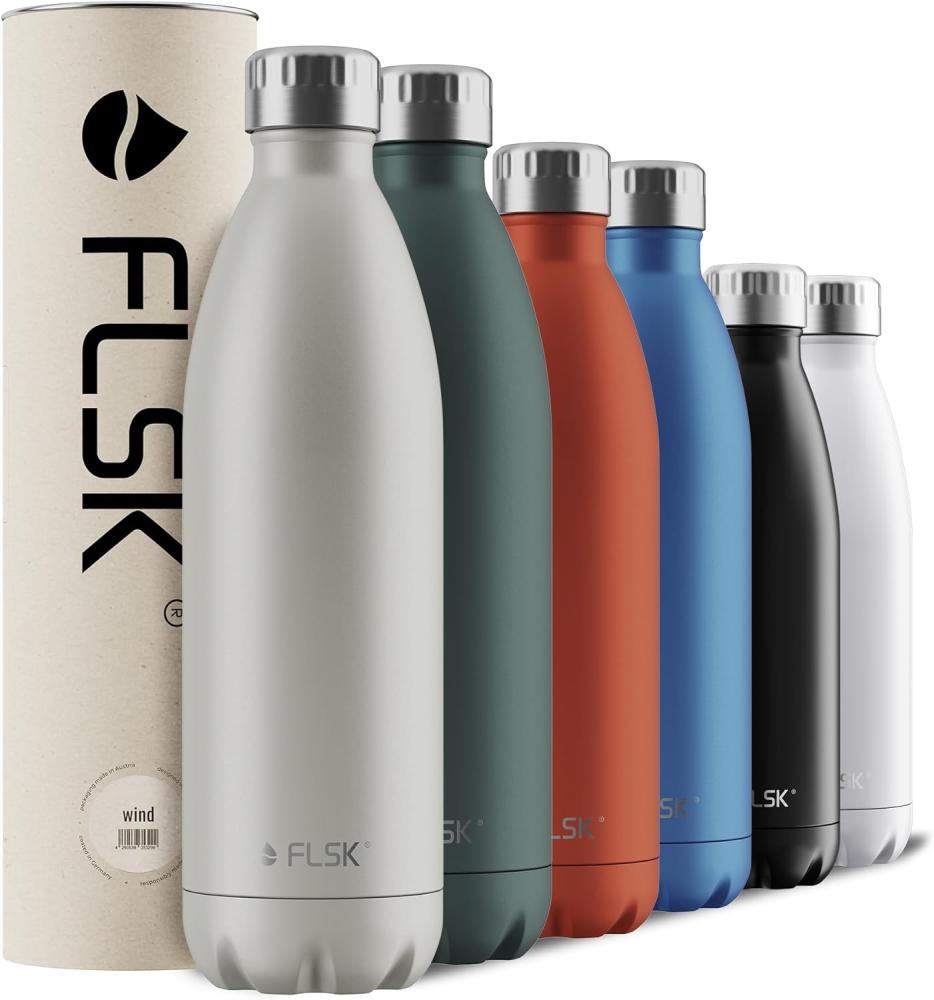 FLSK Isolierflasche 750 ml ReNature Grau Bild 1