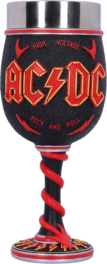 Nemesis Now Weinglas ACDC Kelch High Voltage, Resin Bild 1