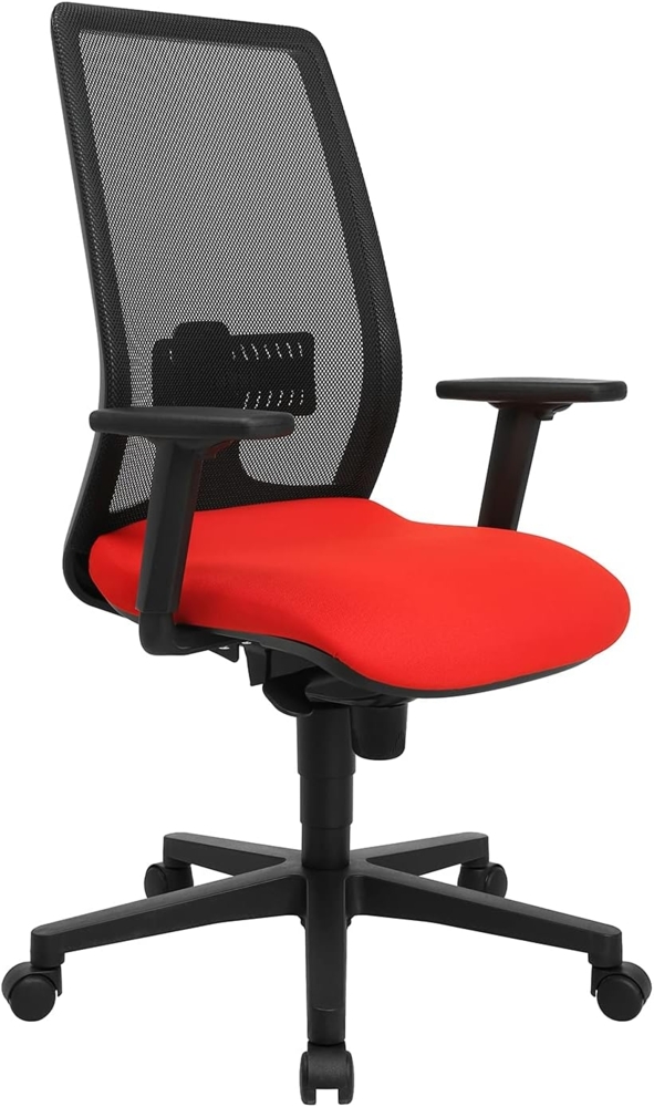 Topstar Bürostuhl T240 inkl. höhenverstellbare Armlehnen rot/schwarz Bild 1