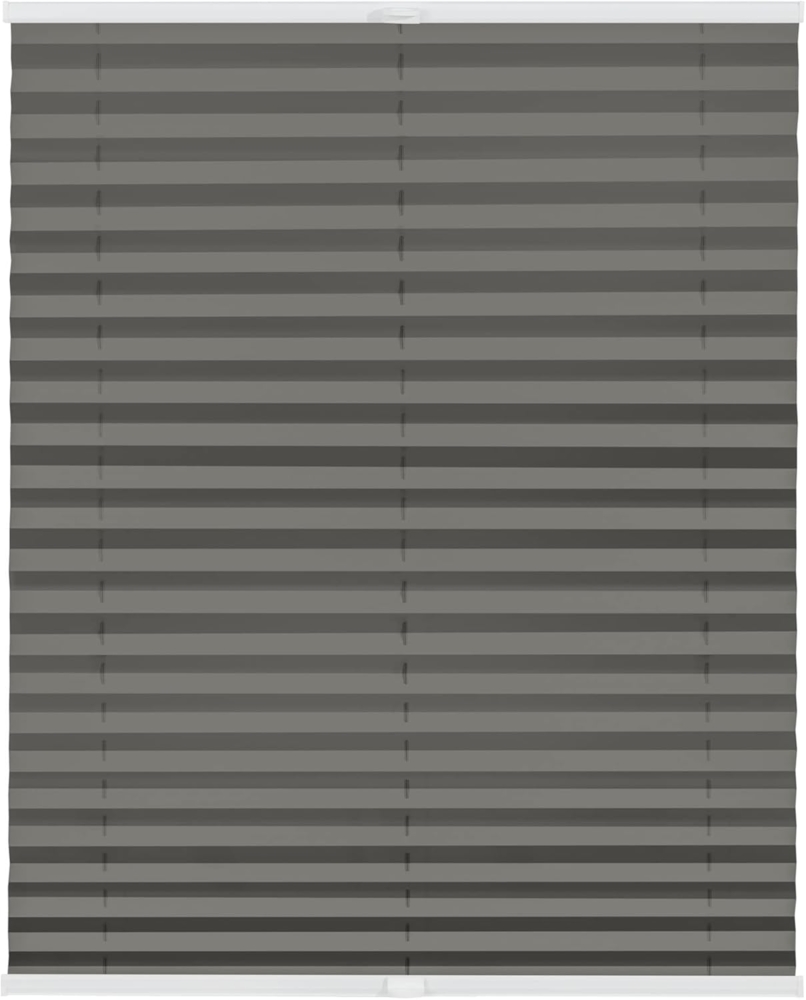 Lichtblick Sonnenschutzsysteme GmbH Thermo-Plissee Ljungby 130 cm x 100 cm (BxL) Grau Tageslicht mit Hitzeschutz; einfache Installation mit Klemmträgern; verspannt Bild 1