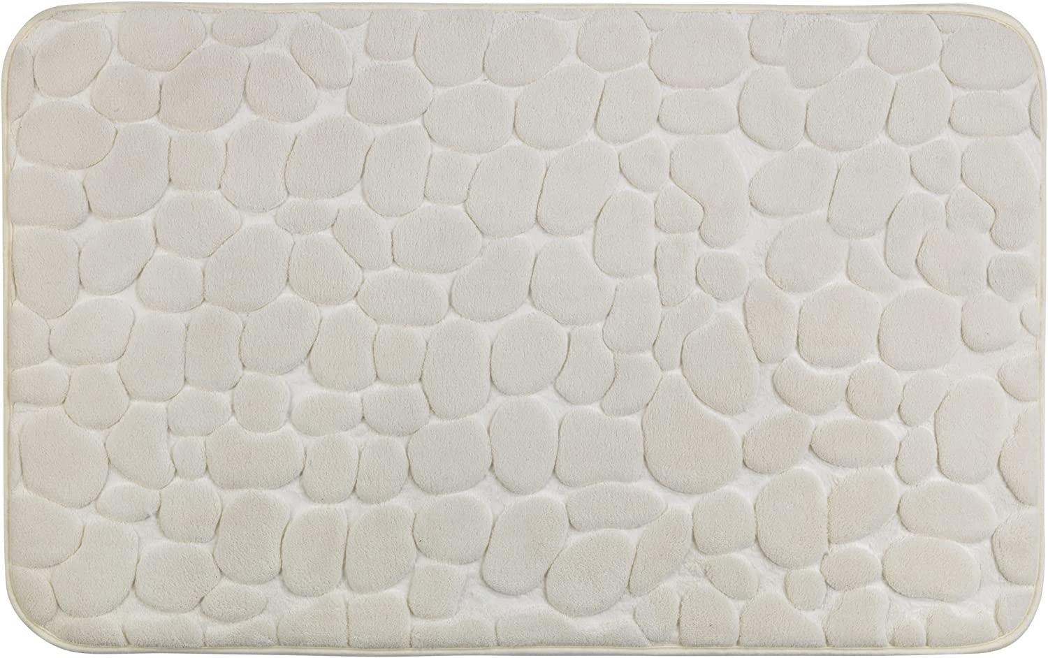 Badteppich PEBBLES, Memory Foam, Wenko, Beige Bild 1