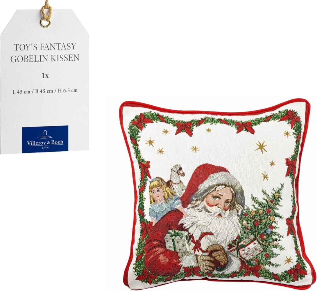 Villeroy & Boch Toy's Fantasy Gobelin Kissen Santa Bild 1