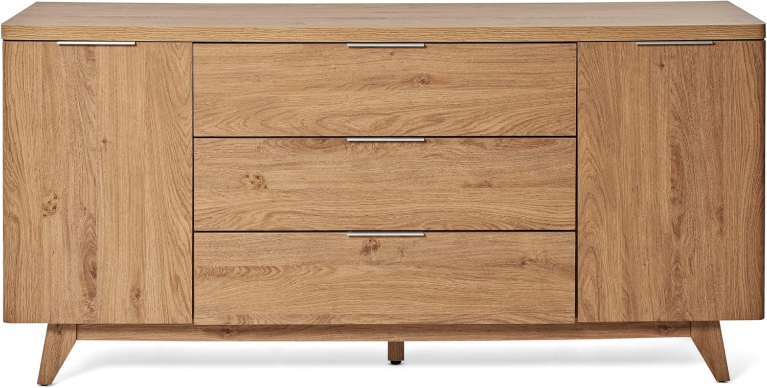 Jahnke Sideboard, Engineered Wood, Montana Eiche Nb, One Size Bild 1