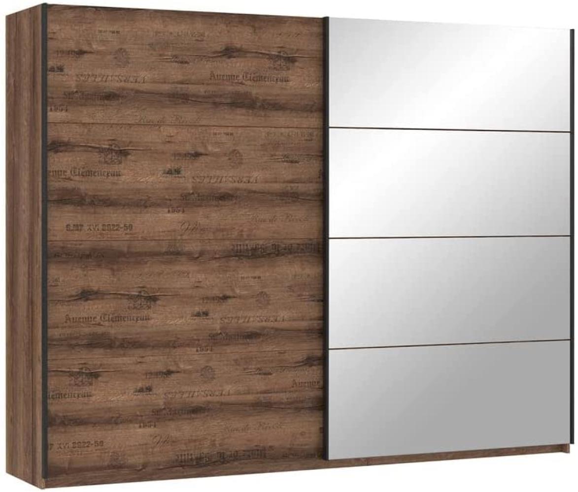 Schwebetürenschrank Joyce 12 Schlammeiche 270x210x62 cm Kleiderschrank Bild 1