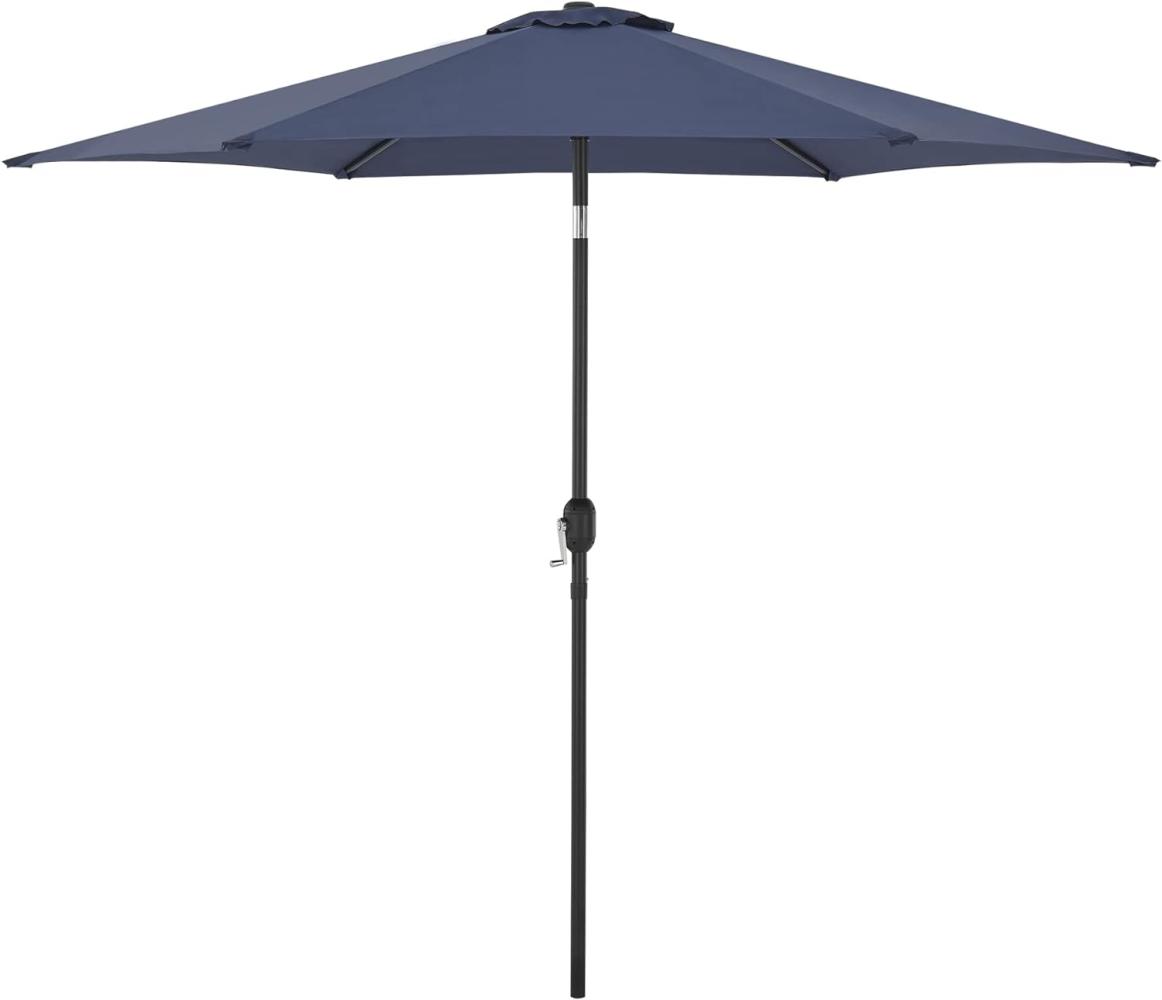 Sonnenschirm Altino mit Knickgelenk Navyblau [casa. pro] Bild 1