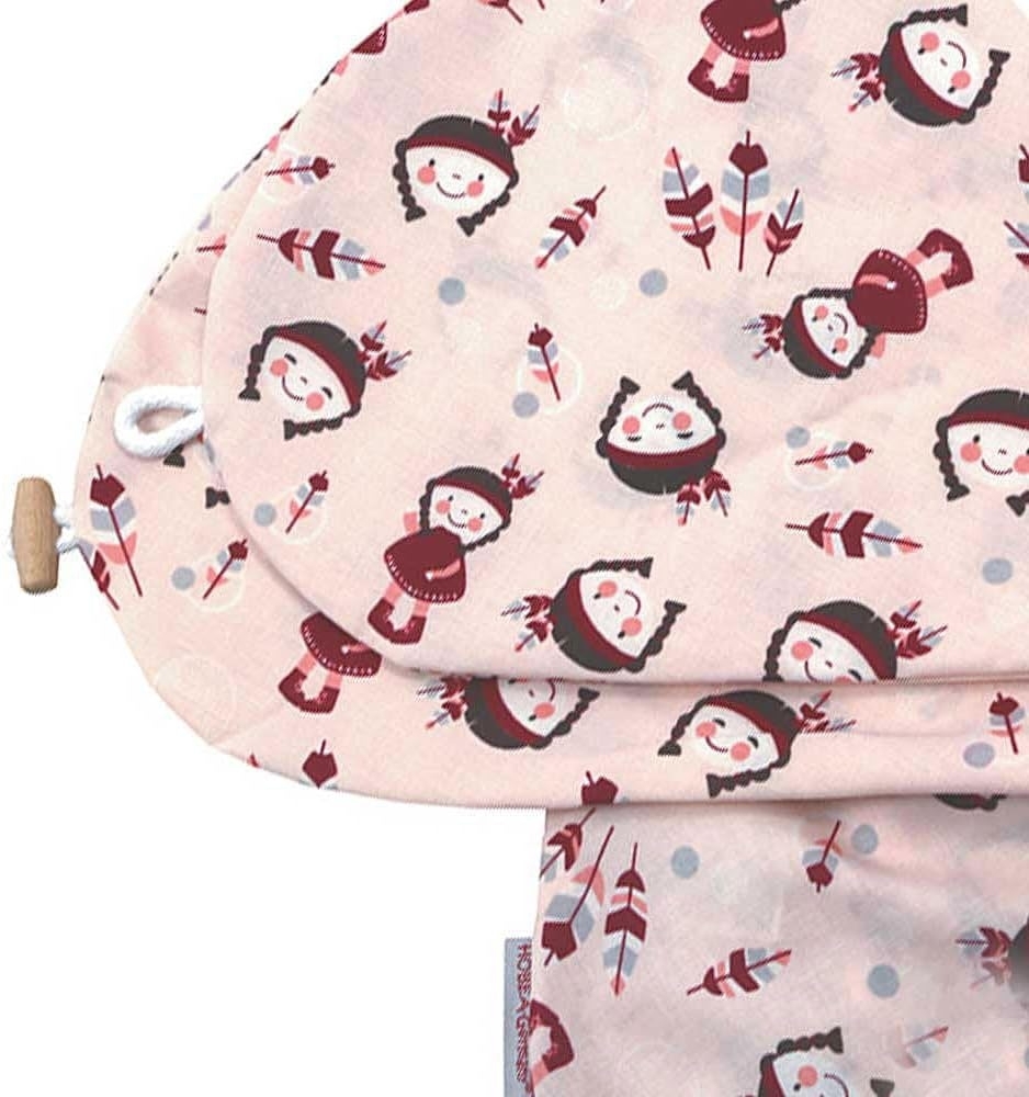 HOBEA-Germany Stillkissenbezug für Stillkissen 190cm Designs (Girl pink) Bild 1