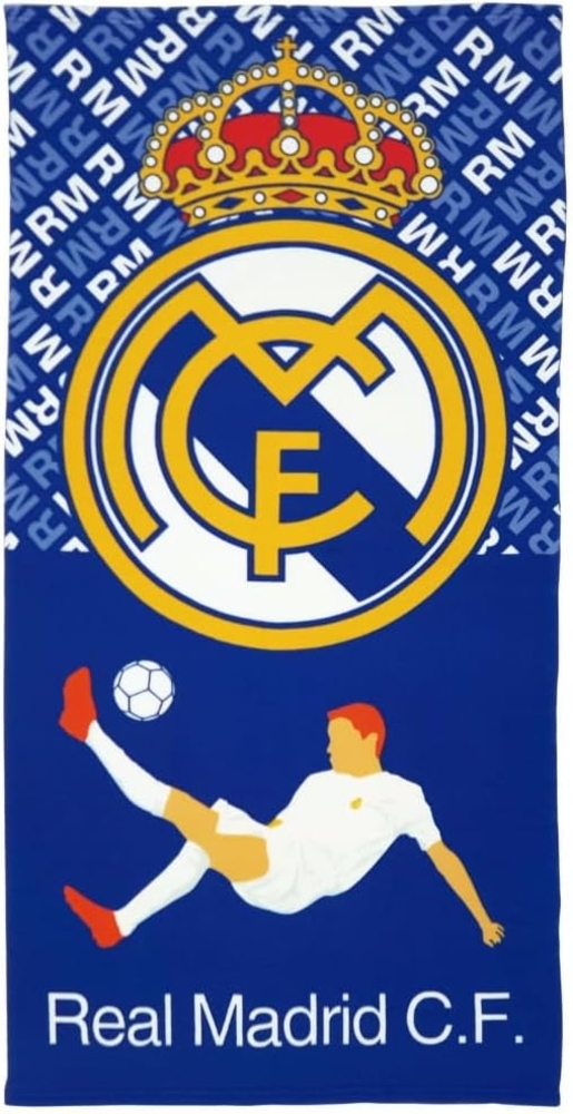 Real Madrid schnell trocknendes Strandhandtuch 70x140 cm Bild 1