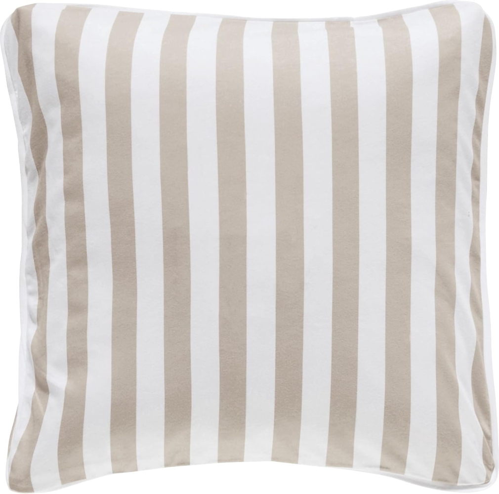 Erwin Müller Kissenbezug Kuschelkissenbezug, (1 Stück), Single-Jersey Streifen Bild 1