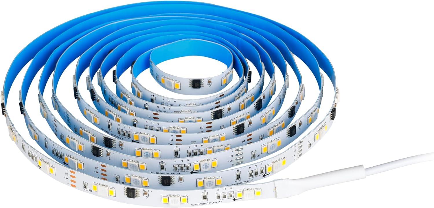 Eglo 75746 BEST CHOICE Leuchtband/-stab RGBIC Kunststoff weiss LED 20,2W 3000K L:500cm B:1cm H:0. 2cm dimmbar Bild 1