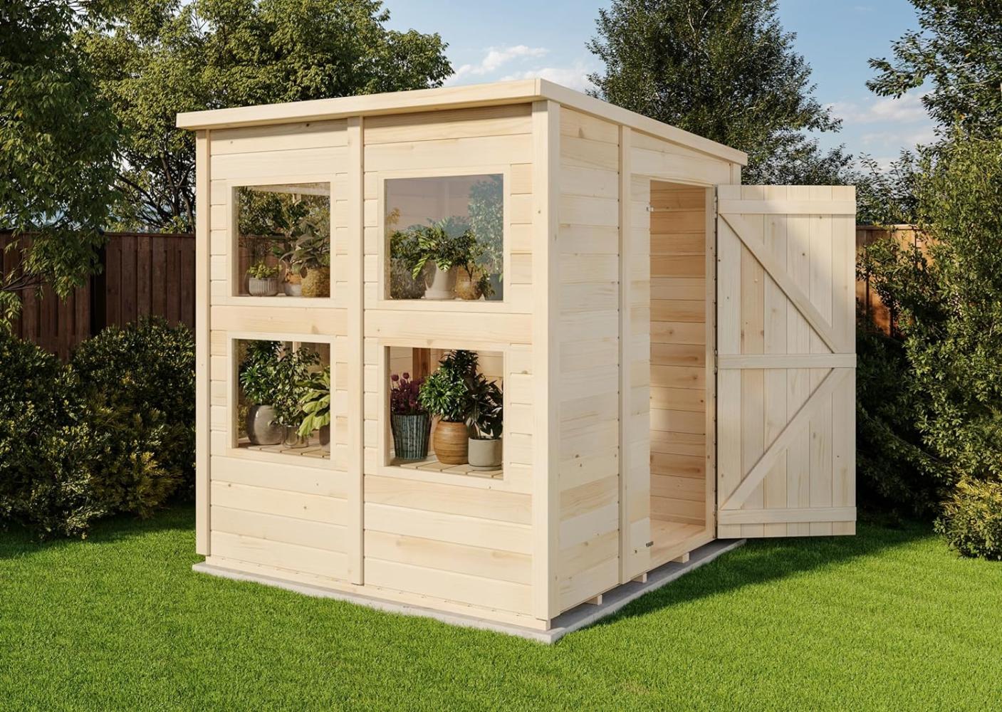 Storehaus Gerätehaus Gregor Gerätehaus aus Holz Geräteschrank mit 12 mm Wandstärke Gartenhaus Bild 1