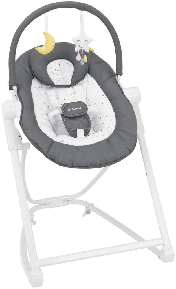 Badabulle Compact'up Moonlight Babywippe und Babyhochstuhl, 5-fach höhenverstellbar, aber der Geburt verwendbar Bild 1